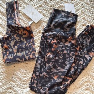 Leopard Print Activewear Set